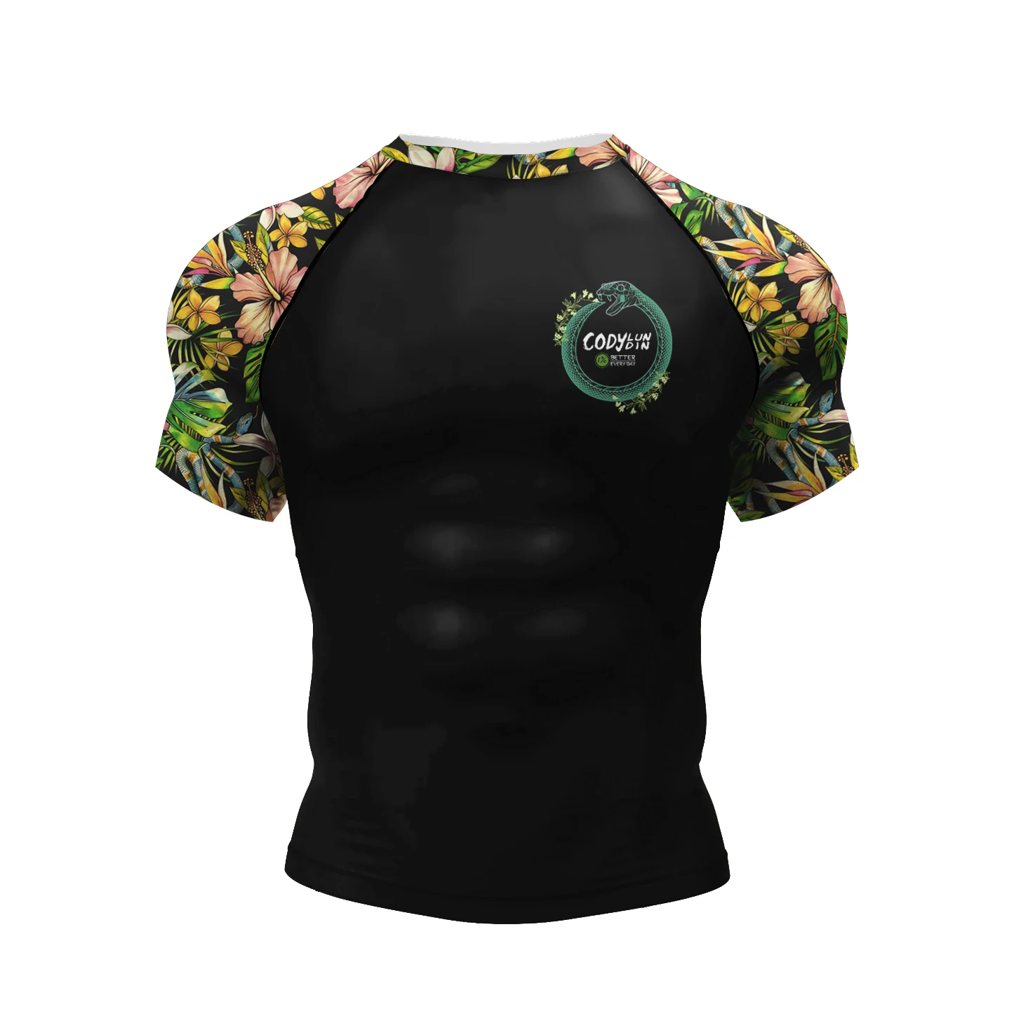 3D MMA sportowe koszulki z krótkim rękawem Bjj sztuki walki Cody Lundin Fitness brazylia Rashguard Muay tajski boks Top