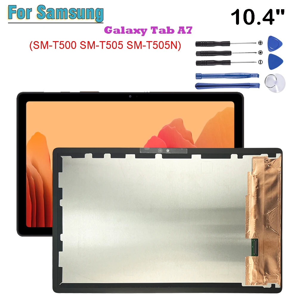 

Original For Samsung Galaxy Tab A7 10.4 (2020) SM-T500 T505 T500 LCD Display Touch Sensor Glass Screen Digitizer Assembly