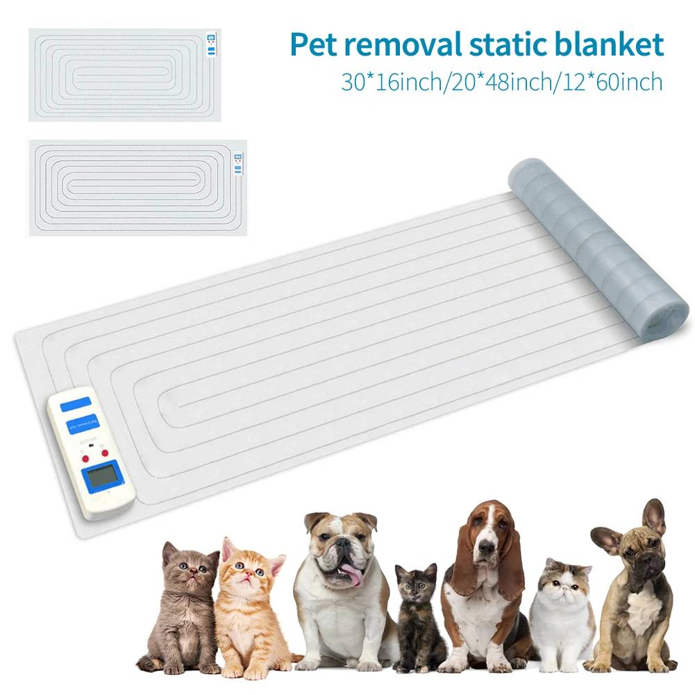 

Pet Dog Training Mat 3 Sizes Pet Training Mat House Indoor Shock Scat Keep-Away Mat For Pet Dog Trainning Electric Safe Mats