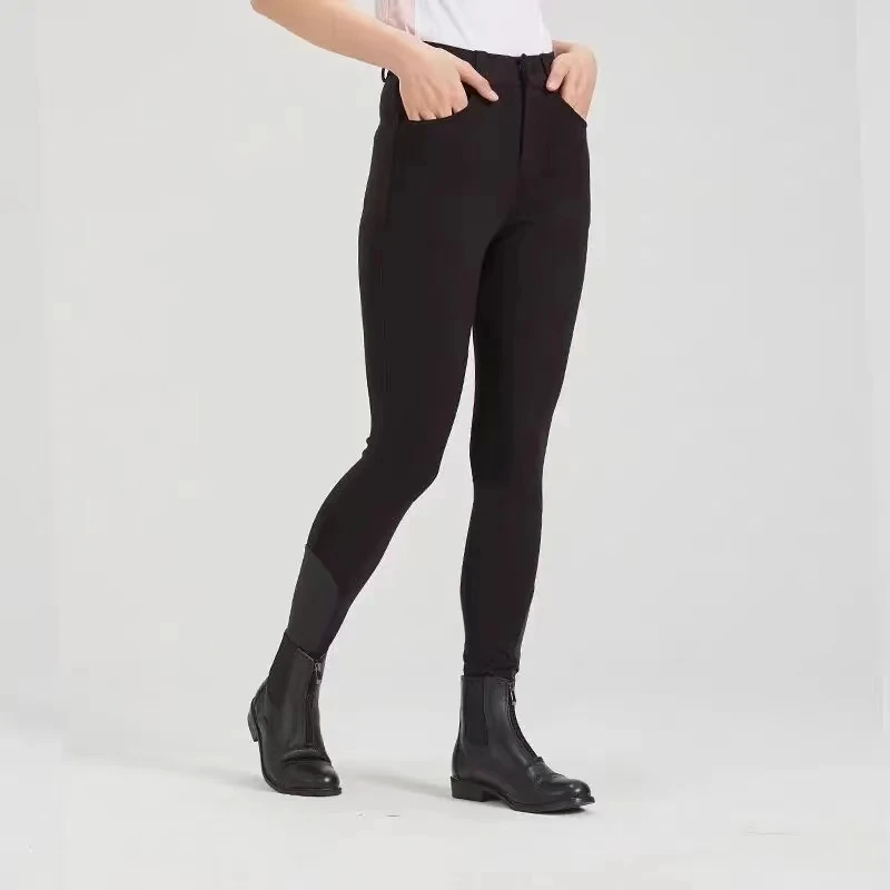 Equestrian Horse Riding Pants for Female Male Training Competition Anti Slip Wear-resistant Inner Knee Patch Equipment Clothes 2