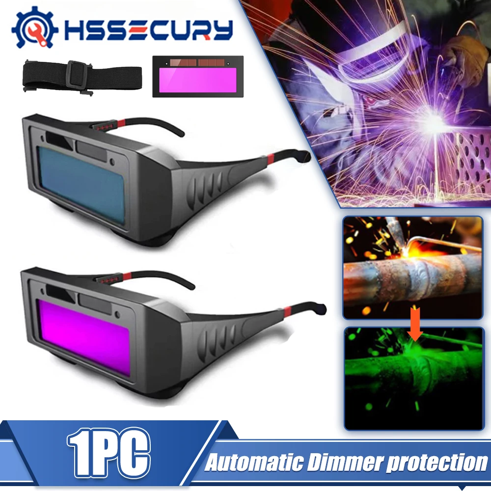 Automatic Dimming Welding Glasses Argon Arc Welding Solar Goggles