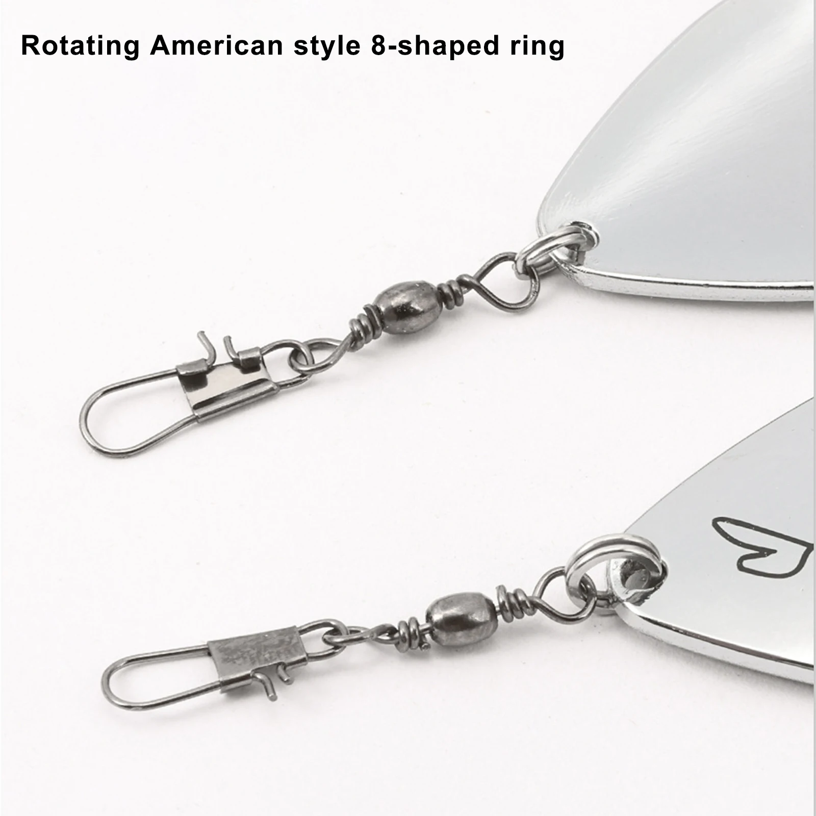 5pcs Metal Spoon Spinner Fishing Lure with Tackle Box Artificial Bait Hard Bait Fishing Gifts for Dad