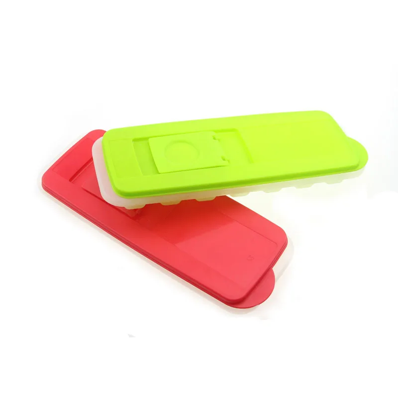 Lid and Bin Removable Ice Cube Tray Spill-Resistant Detachable Lid Ice Cube Tray for Fruit Cream Soda Cocktail