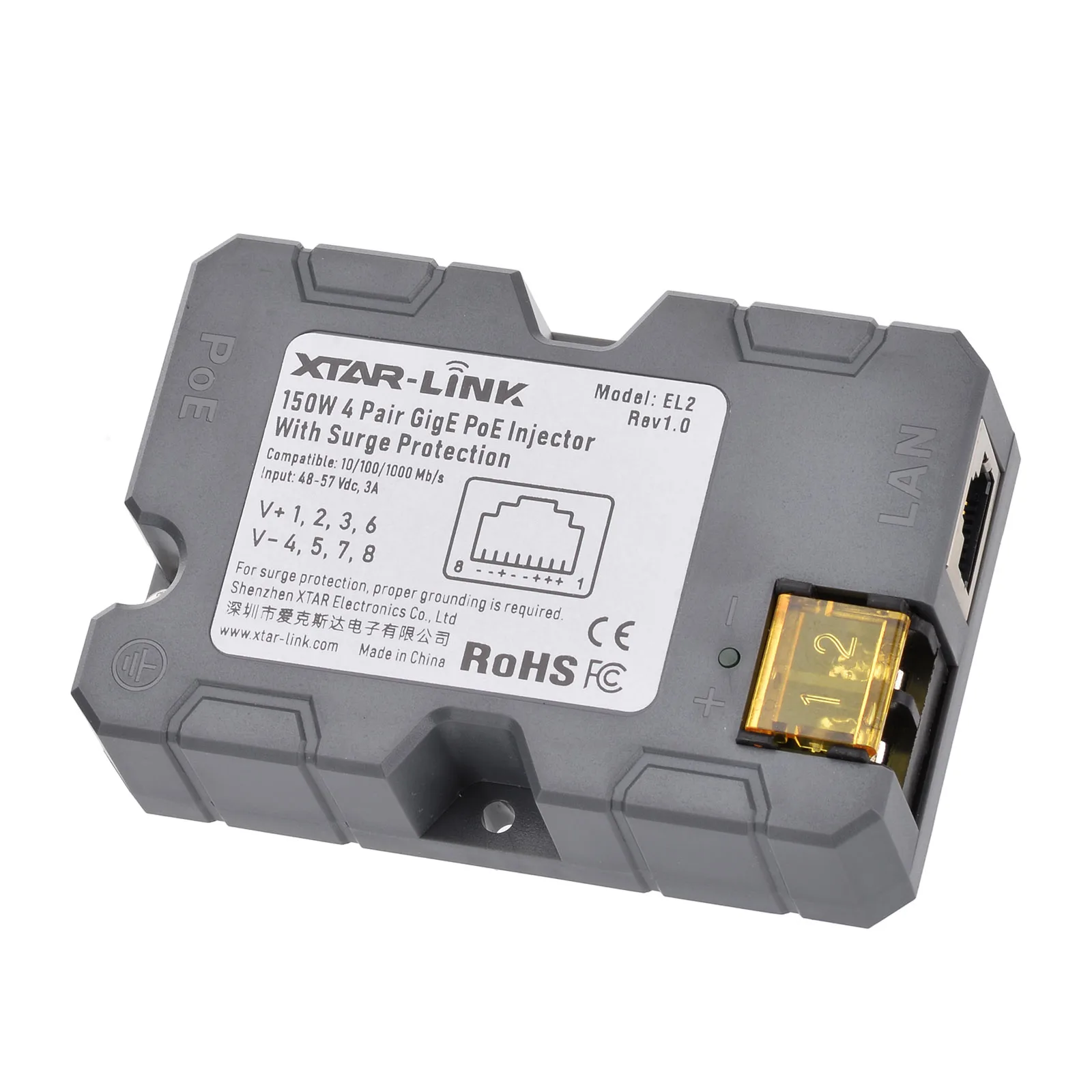 High Power PoE Injector for Starlink Internet Kit Satellite