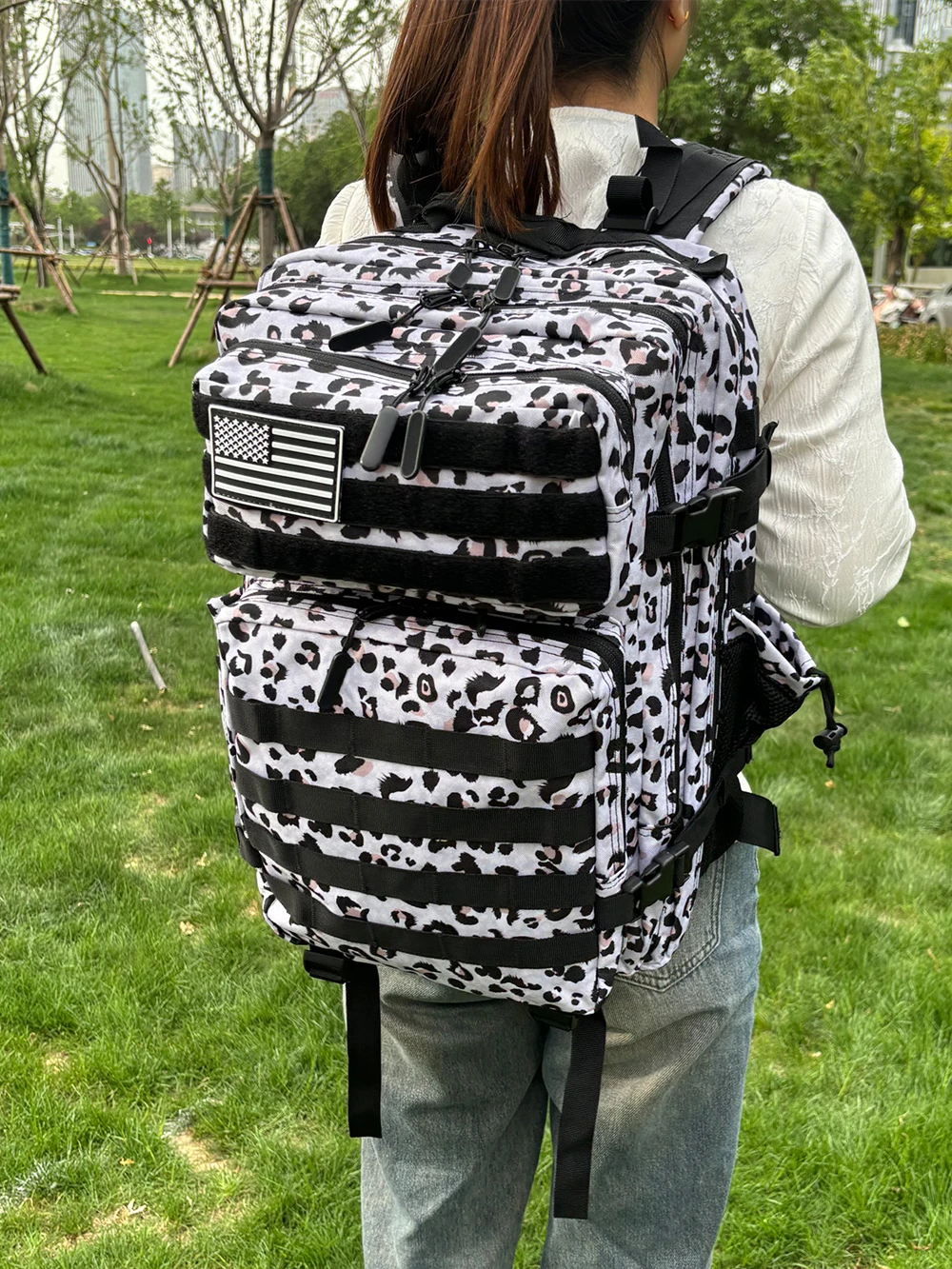 45L Tactical Backpack 3P Bag 3 Days Assault Outdoor Backpack Waterproof Climbing Rucksack Camping Hiking Hunting Mochila Bag 6