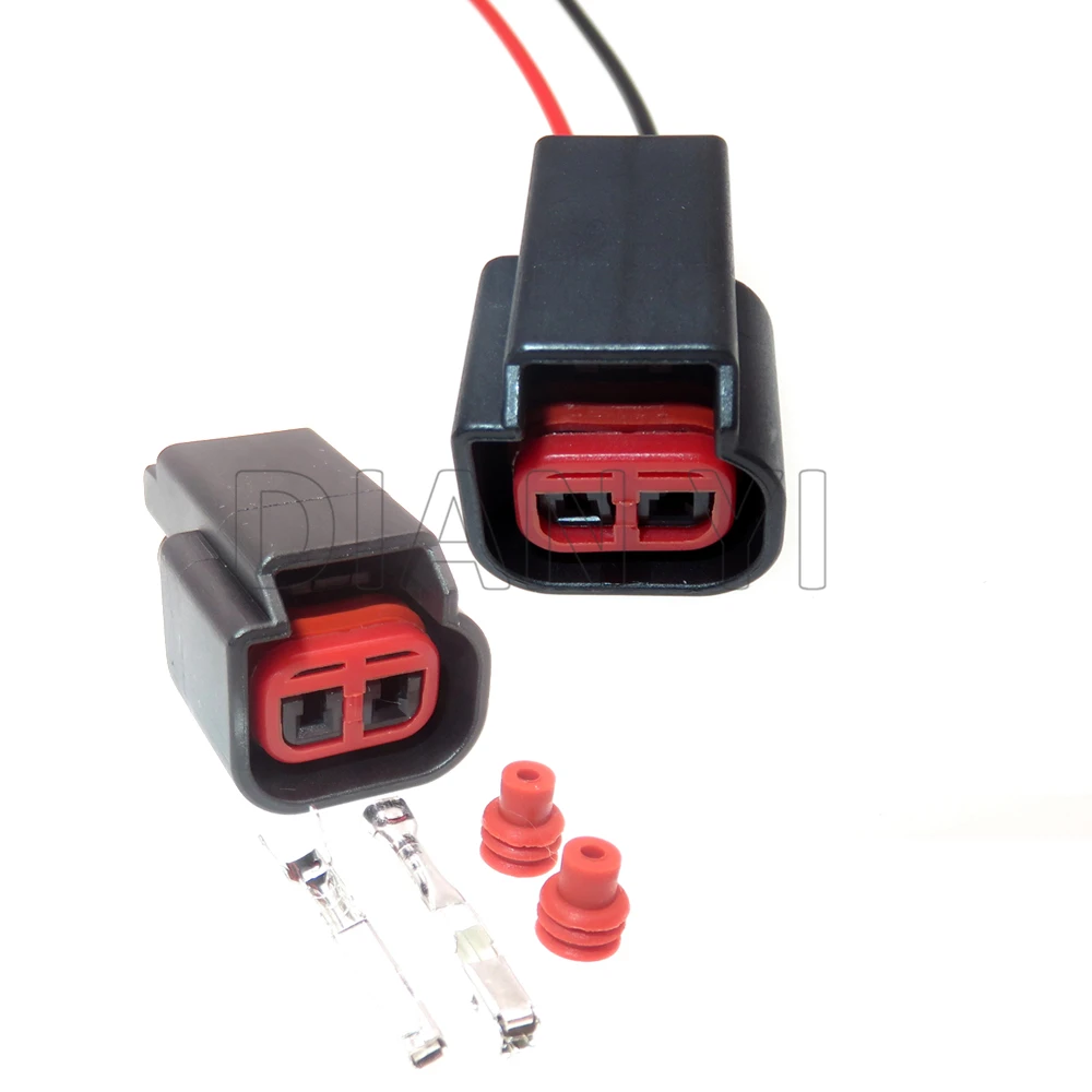 

1 Set 2 Way Starter Car Camshaft Position Sensor Electric Connectors For Ford Auto High Voltage Package Ignition Coil Cable Plug