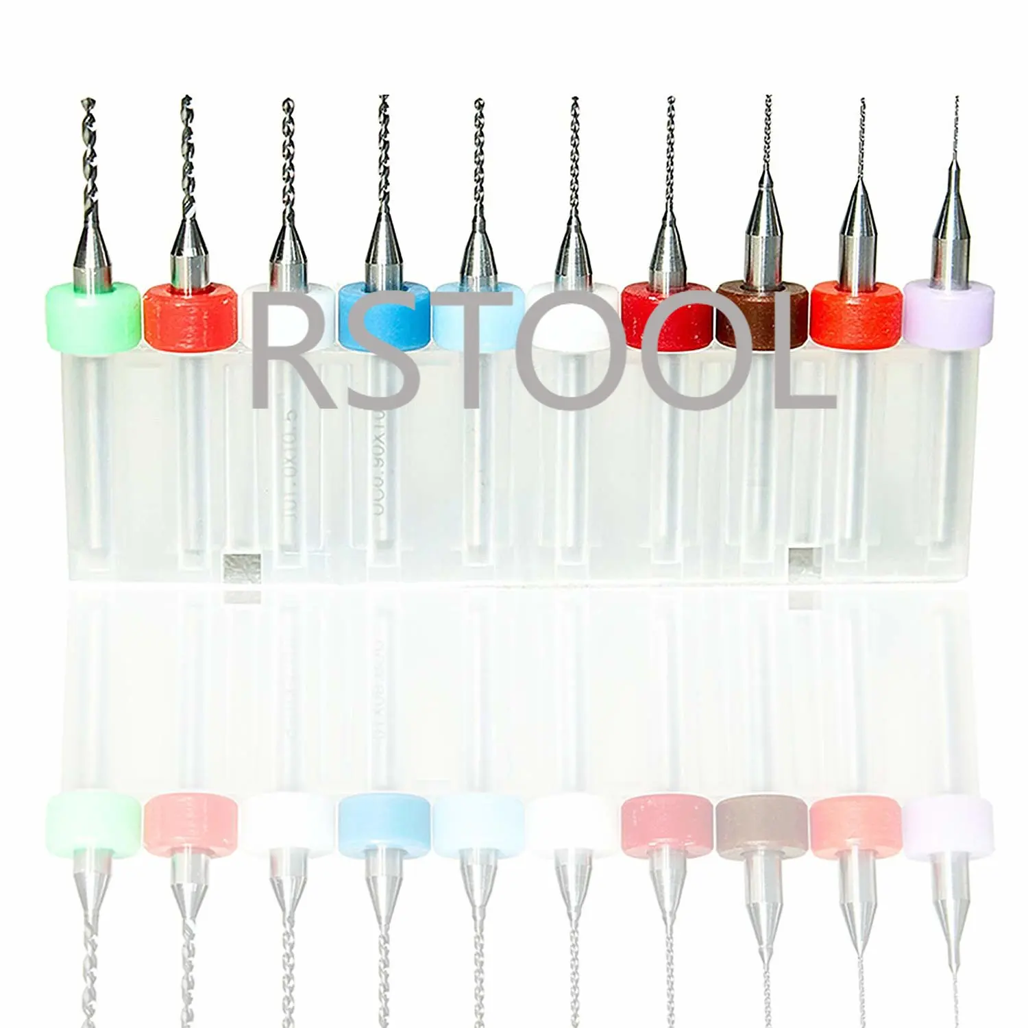 

Микро сверло 10 шт. от 0,3 мм до 1,2 мм Печатная плата наконечник вращающегося инструмента ювелирные изделия ЧПУ гравировальное сверло Набор для Dremel PCB