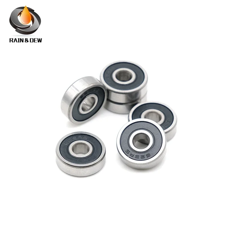 695RS Bearing 10PCS 5x13x4 mm ABEC-7 Hobby Electric RC Car Truck 695 RS 2RS Ball Bearings 695-2RS Black Sealed guide wheels bearings