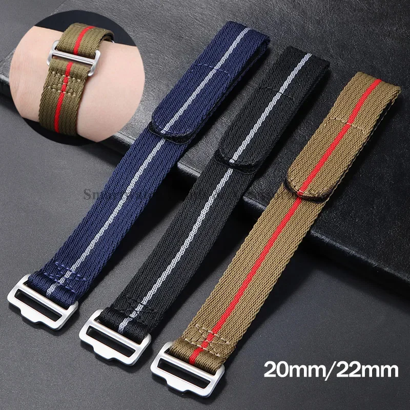 Nylon Canvas Watch Strap for Military Sport Wristbands - Unisex Replacement Bracelet