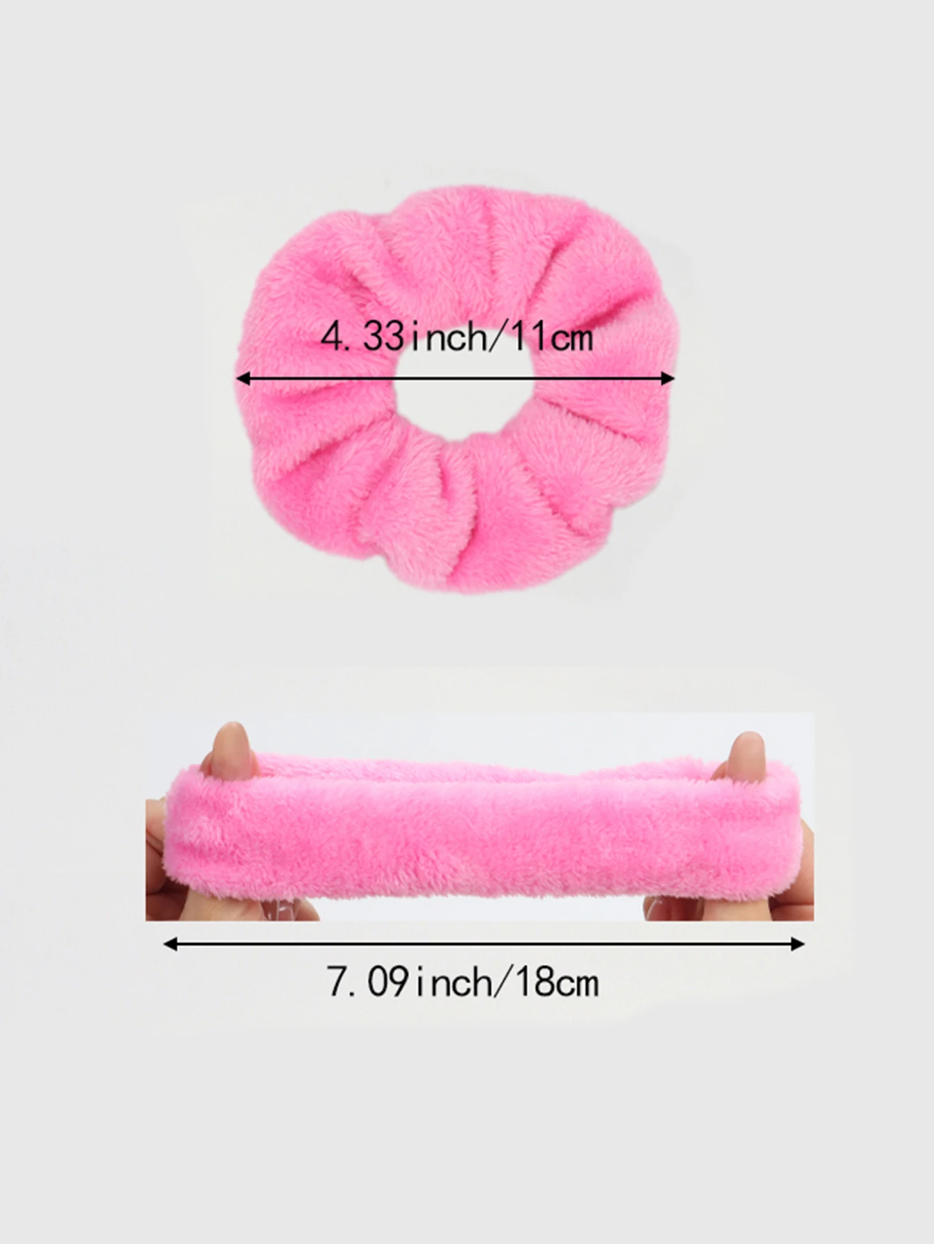 Flauschige Plüsch Haargummis Weiche Elastische Zopfgummis_voghion.com