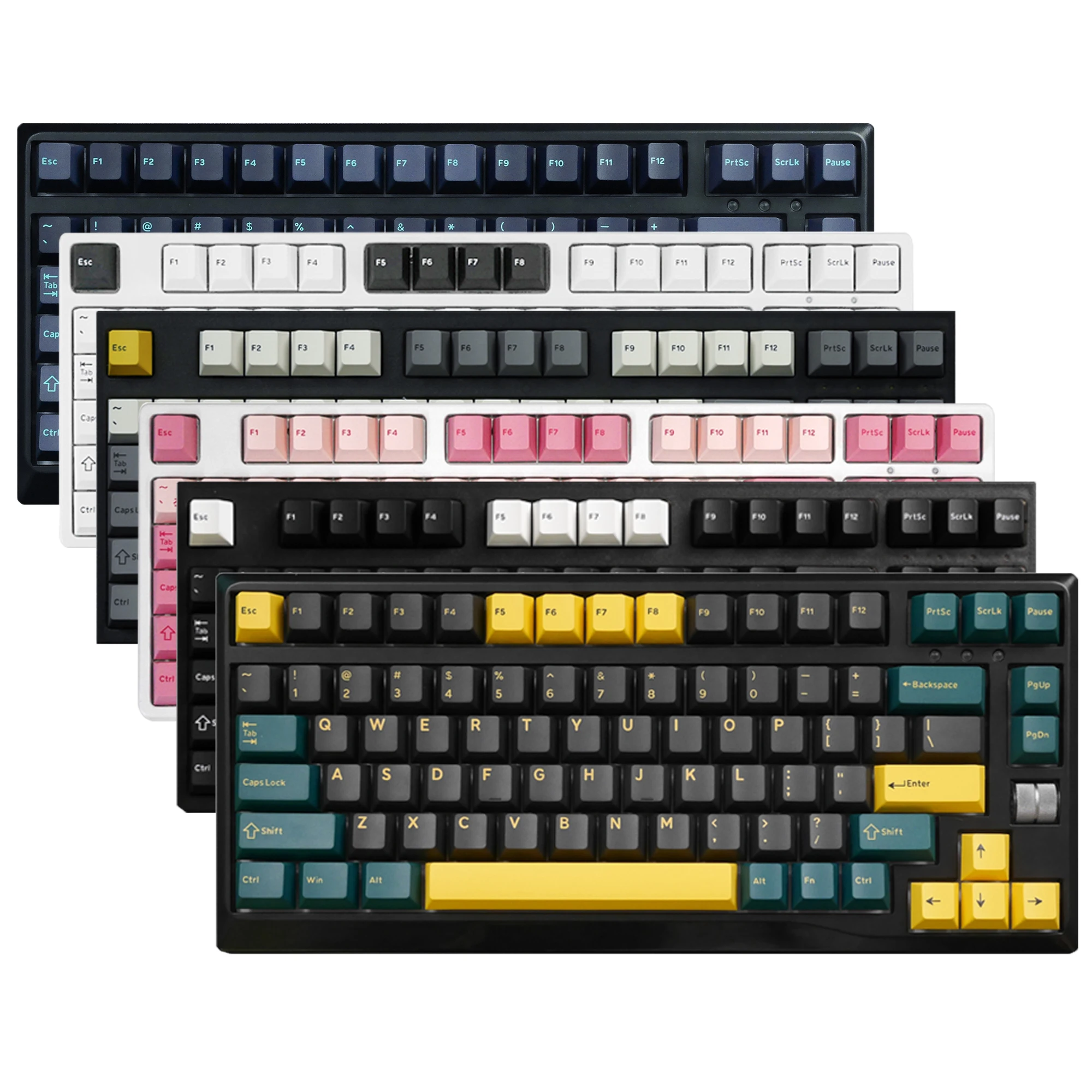 Ghost Rounds Doubleshot Keycap Teclado Dmx 60 65 87 104 Wob Bow Dmg Apollo Pesca Shoko Nautilus Marrs Verde Azul Samurai