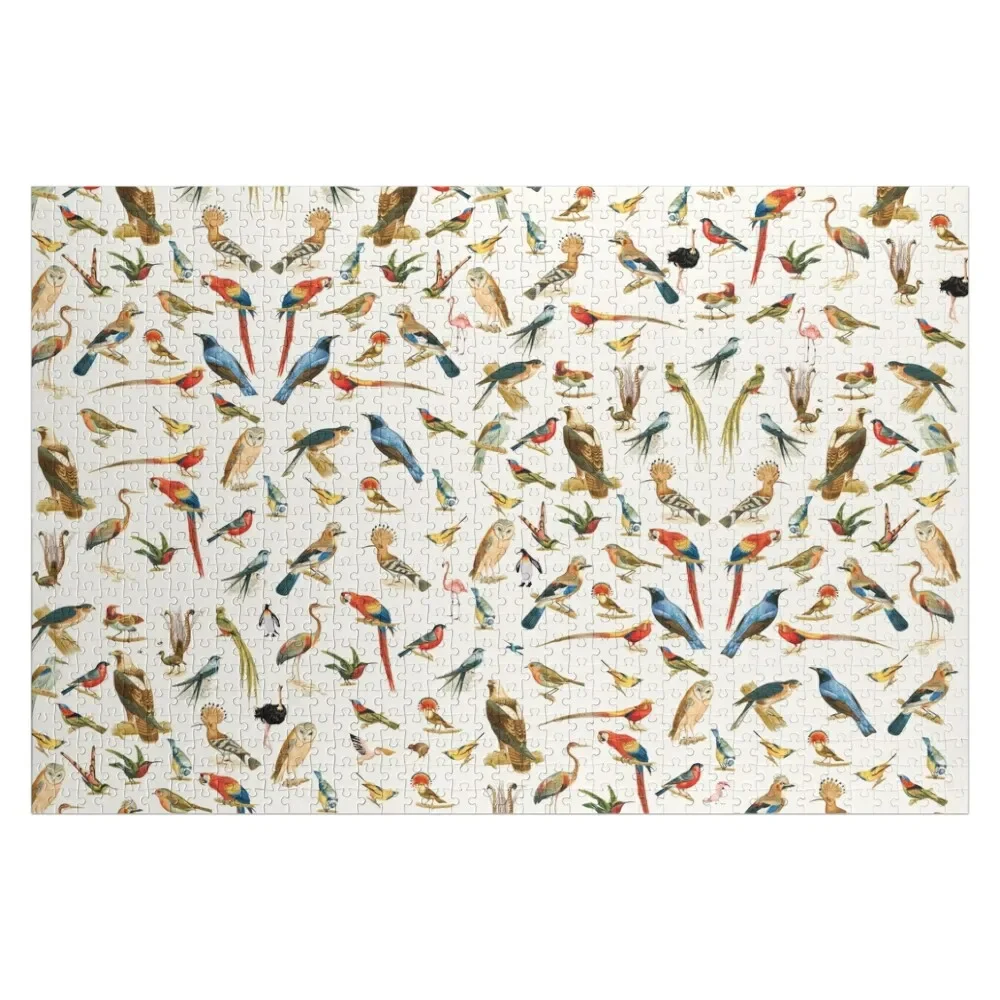 

Tropical Birds Jigsaw Puzzle Custom Name Child Toy Personalized For Kids Puzzle