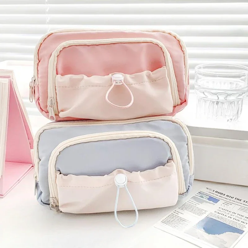

Student Cute Pencil Bag Girls Large Capacity Pencil Bags Kawaii Pen Case Stationery Bag Pencil Cases Pouch School Supplies