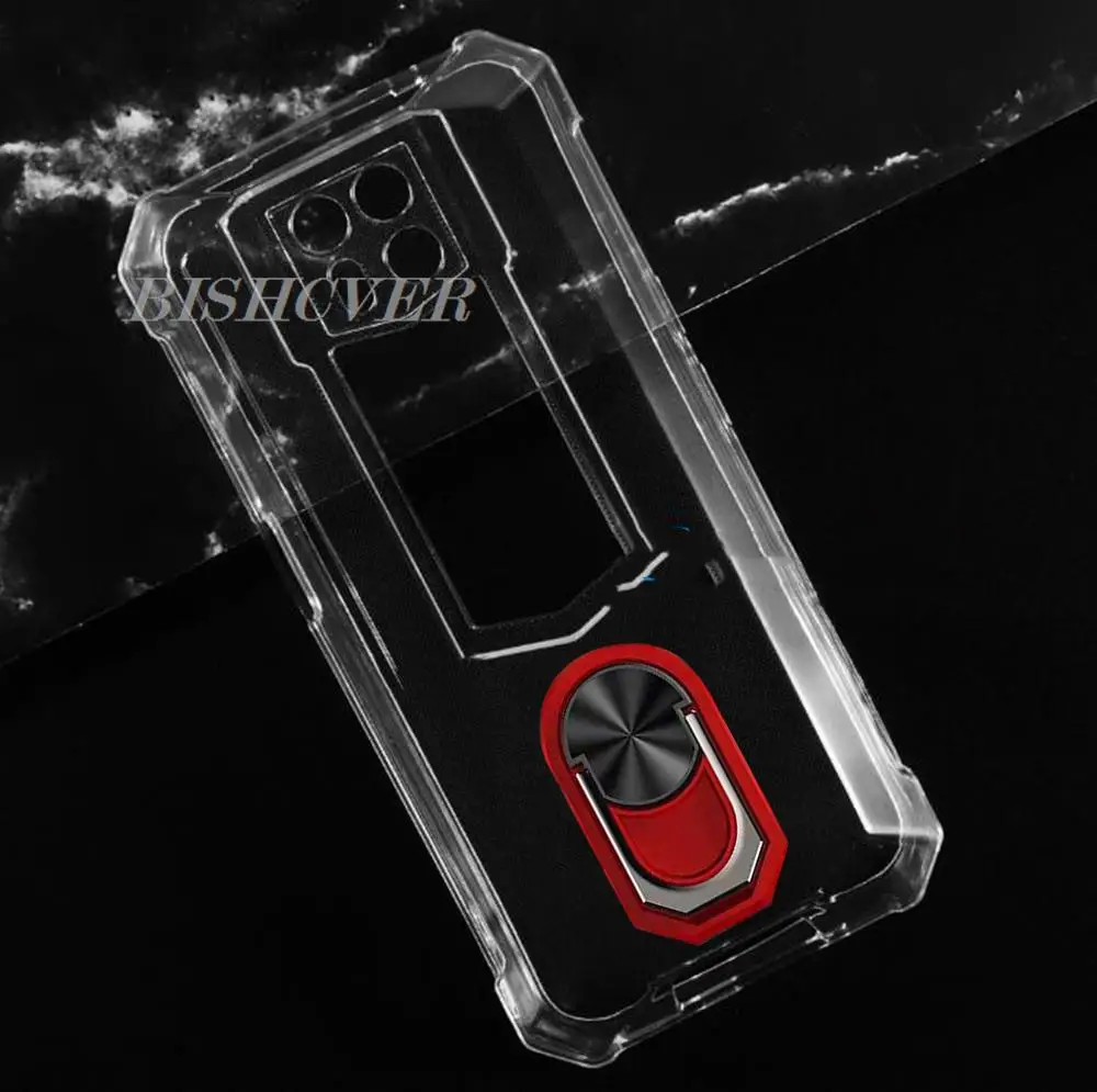 For Ulefone Armor 24 Armor24 6.78" 2023 Ulefone Armor 24 Back Ring Holder Bracket Phone Case Smartphone TPU Soft Silicone Cover 2