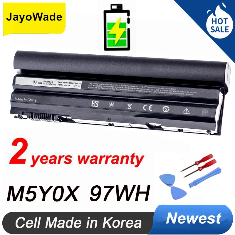 

Новый аккумулятор M5Y0X для ноутбука DELL Latitude E6420 E6520 E5420 E5520 E6430 E5530 E5430 71R31 NHXVW T54FJ 8700 мАч M5Y0X