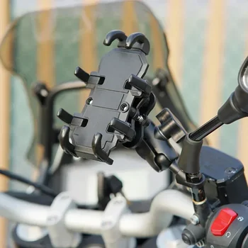 Supporto per telefono per moto Supporto per telefono per bici da 4,7 "-7,1" Telefoni cellulari Supporto per telefono cellulare per manubrio per bici Moto Scooter ATV