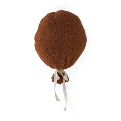 Velvet Baby Teddy Balloon Photography Pillow & Nursery Wall Decor (Teddy velvet brown)