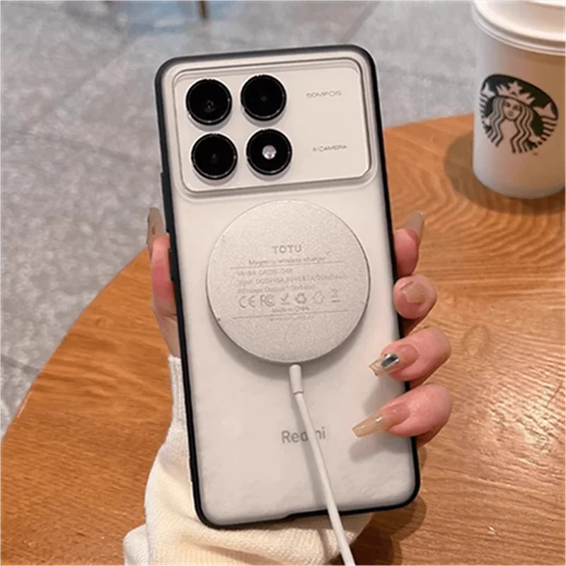 OPPO Find Series Soft Silicone Shockproof Clear Bumper with Camera Protection and MagSafe Compatibility