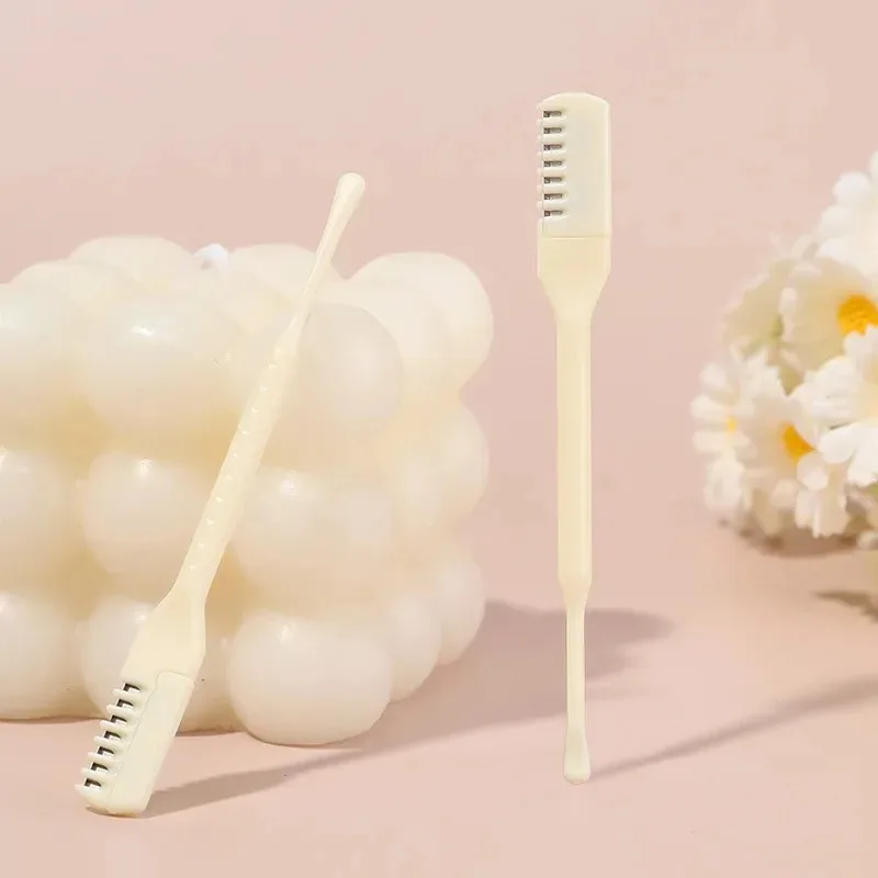 360 °   남성용 회전식 코털 트리머, 무통 수동 눈썹 및 얼굴 관리 도구, 저자극성 스테인리스 스틸 트리머