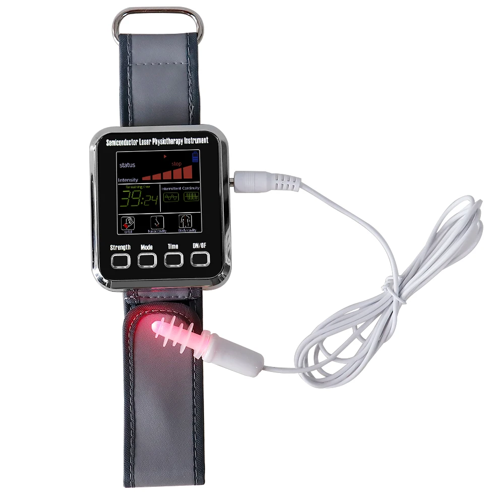 Laser Therapy Blood Irradiation Acupuncture Watch with 12-Hole Design and 650nm Technology