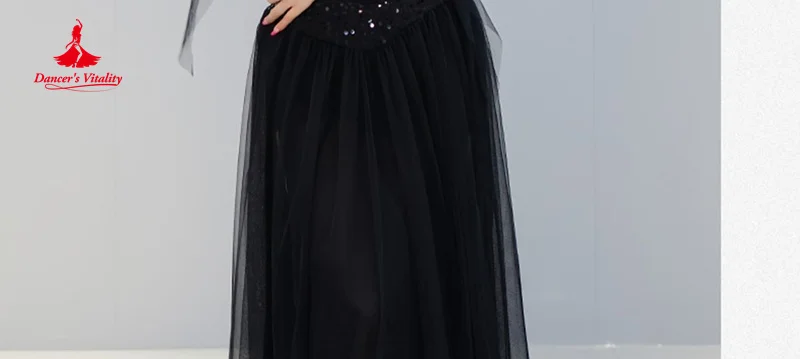 BellyDance Practice Clothes for Women Advanced Sequin Mesh Set Belly Dancer Training Professional Clothing Oriental Dance Outfit S801a2785888f4e6092fd4c9601c7fdc04