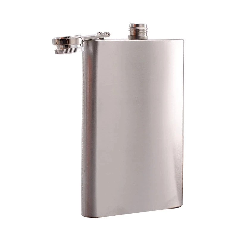 TOPINCN 5oz Stainless Steel Whiskey Flask - Slim Pocket-Sized Alcohol Bottle For Men, Gifts For Dad, Husband - View #12
