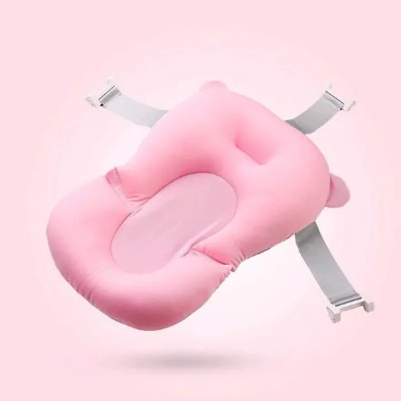 Tappetino di supporto per seggiolino da bagno per bambini Tappetino per vasca da bagno pieghevole Sedia per neonato Cuscino per vasca da bagno per neonato Cuscino per il corpo morbido e confortevole antiscivolo - immagine 6