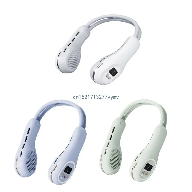 

Portable Mini Neck Hanging Fan Rechargeable Portable Fans Small Air Cooling Fans