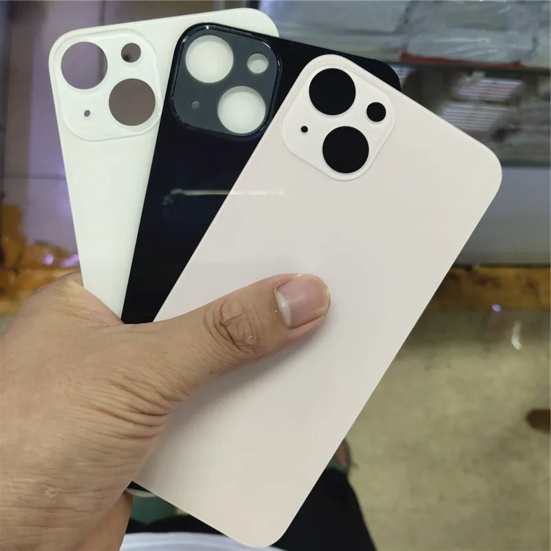 Coperchio In Vetro Della Batteria Posteriore Con Foro Grande Per Iphone 13 13 Mini 13 Mini Coperchio Della Porta Della Batteria Dell'Alloggiamento Pos