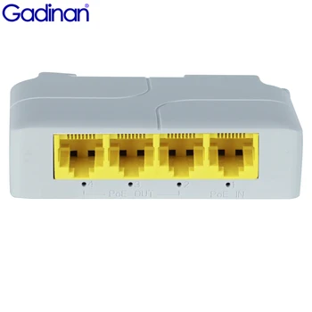 Gadinan-4 포트 기가비트 POE 익스텐더, 1000M 1 ~ 3 네트워크 스위치 리피터 IEEE802.3af/at PoE 스위치 NVR IP 카메라용 플러그 앤 플레이