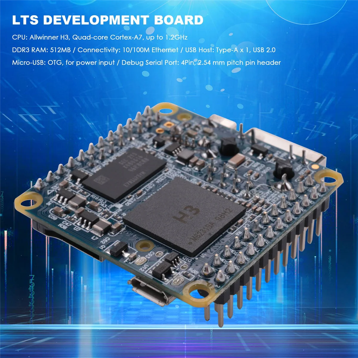 NanoPi NEO 오픈 소스 올위너 H3 개발 보드 슈퍼, 라즈베리 파이 쿼드 코어-A7 DDR3 RAM, 512MB 실행 코어