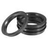 UXCELL 4Pcs 72.6mm 73.1mm to 58.1mm 59.6mm 60.1mm 66.1mm 66.9mm Car Tire Centering Hub Centric Ring Wheel Bore Center Spacer 6