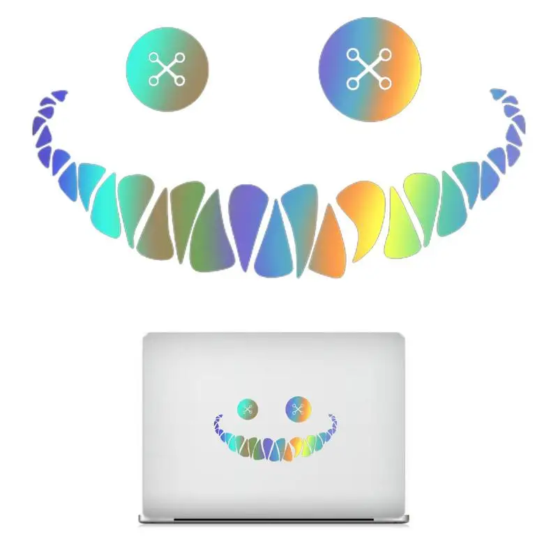 

Fashion Demon Smile Face Decal For Vehicles Windshield Body Waterproof Vinyl Stickers Car Accessories