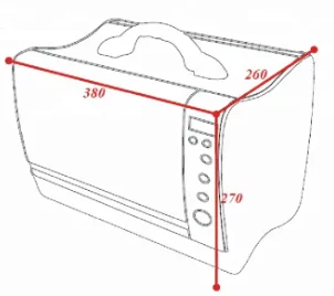 Micro-ondes 12V / 220V CAMP4 - Équipement caravaning