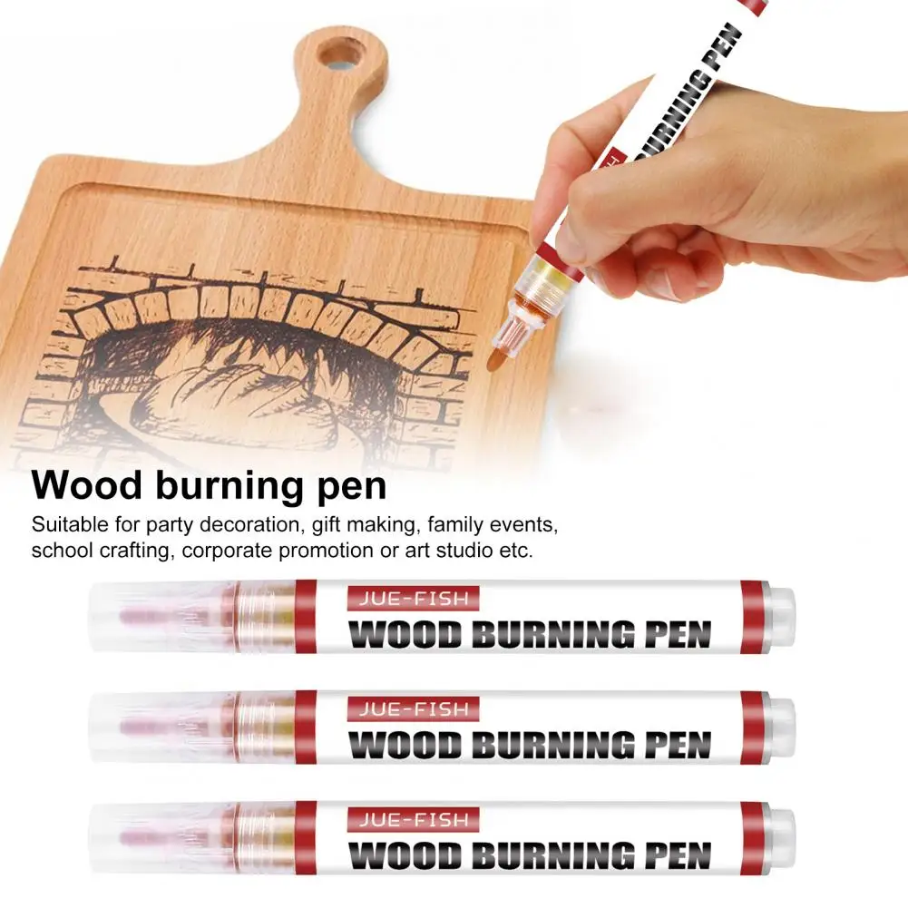 Wood Burning Pen Scorch Wood Burned Marker Pyrography Pens for DIY