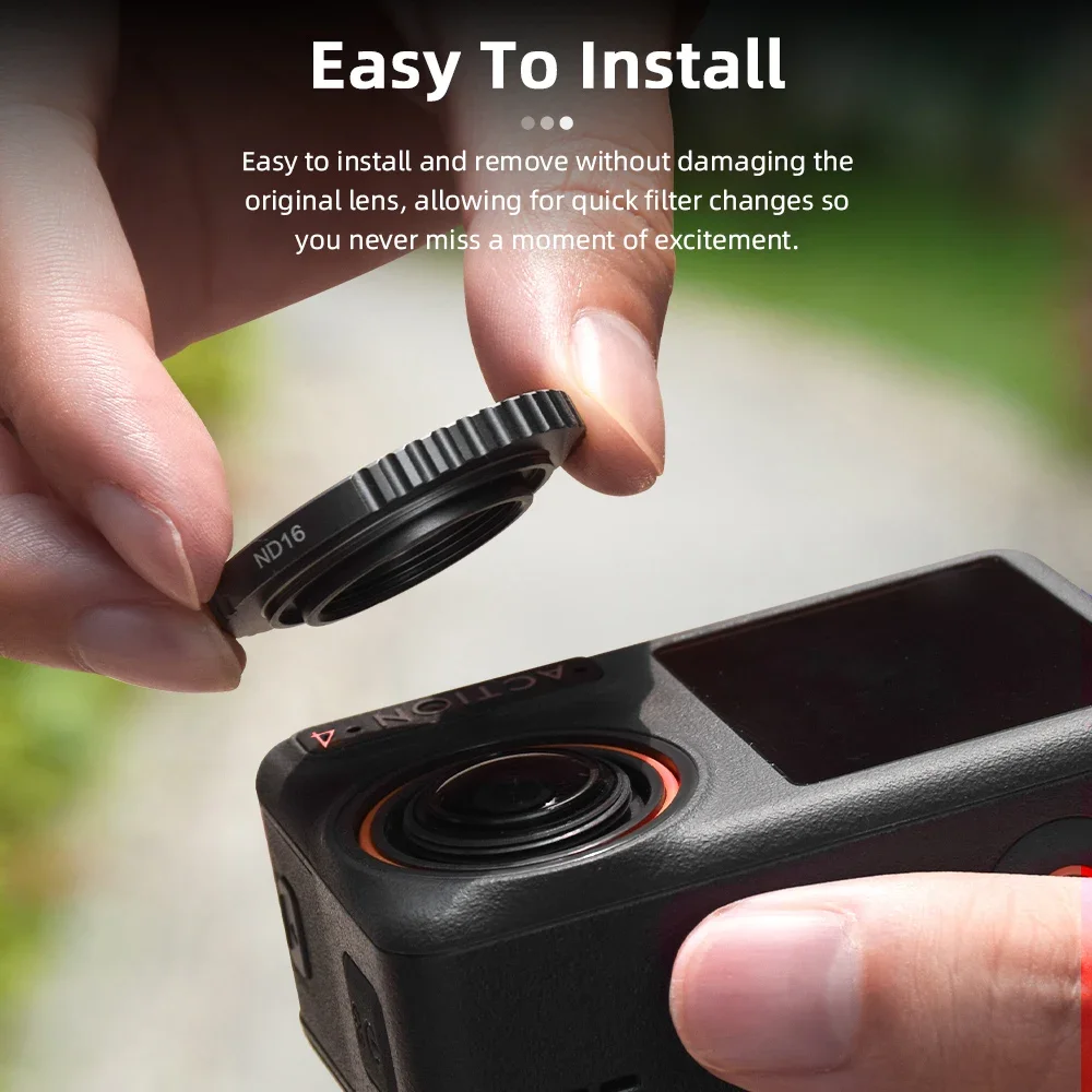 BRDRC Lens Filter Set for DJI Osmo Action Pro/Action Camera