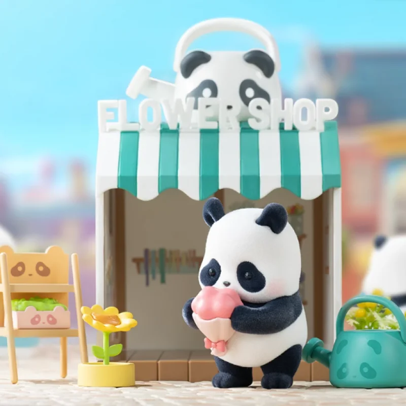 

Panda Roll Shopping Street Series Blind Box Guess Bag Mystery Box Toys Doll Cute Anime Figure Desktop Ornaments Gift Collection