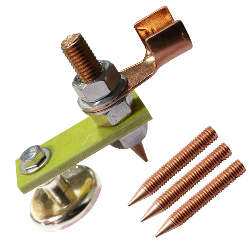 4pcs Welding Magnet Head Adjustable Support Ground Clamp Holder For Electric Tools Weld Holders
