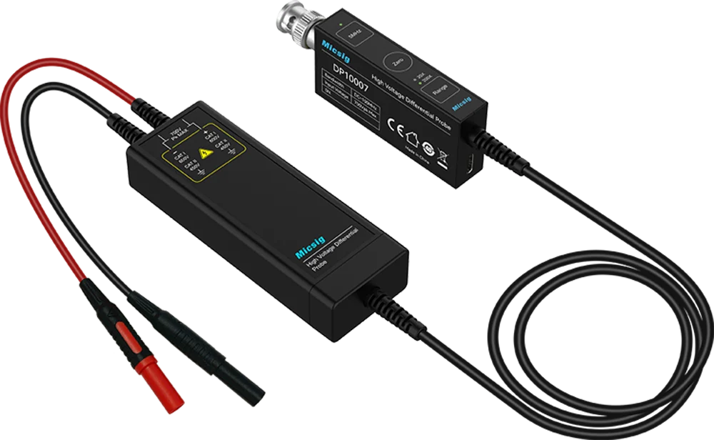 Description Picture 6 of itemHigh Voltage Differential Probe Kit, DP10007 Oscilloscope Probe, 100MHz, 700V, 10X, 100X Attenuation Rate, High Quality