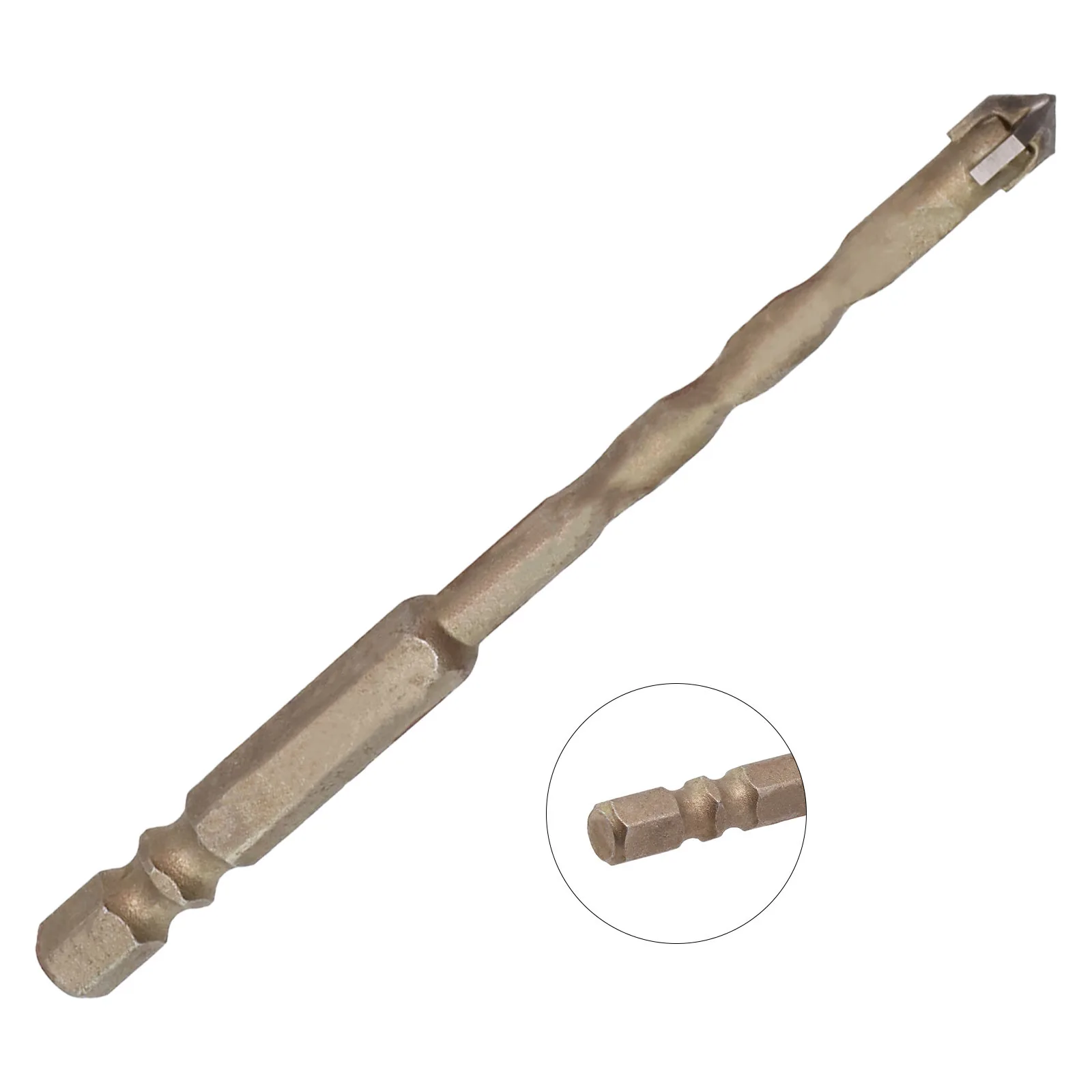 

1 Pc Drill Bit Ceramic Wall Glass Punching Hole Cutter 6/8/10/12mm 4 Flutes For Woodworking Metalworking Construction Tools