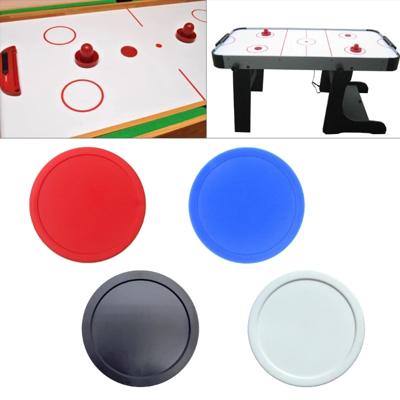 5PcsHomeAirHockeyPucks3inchHeavyReplacementPucksPlasticRoundHockeyPucksfor