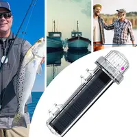 Marine Flashing Light Solar Powered Net Beacon Light Waterproof Intelligent Light Control Sensing Lamp For Night Fishing Night 2