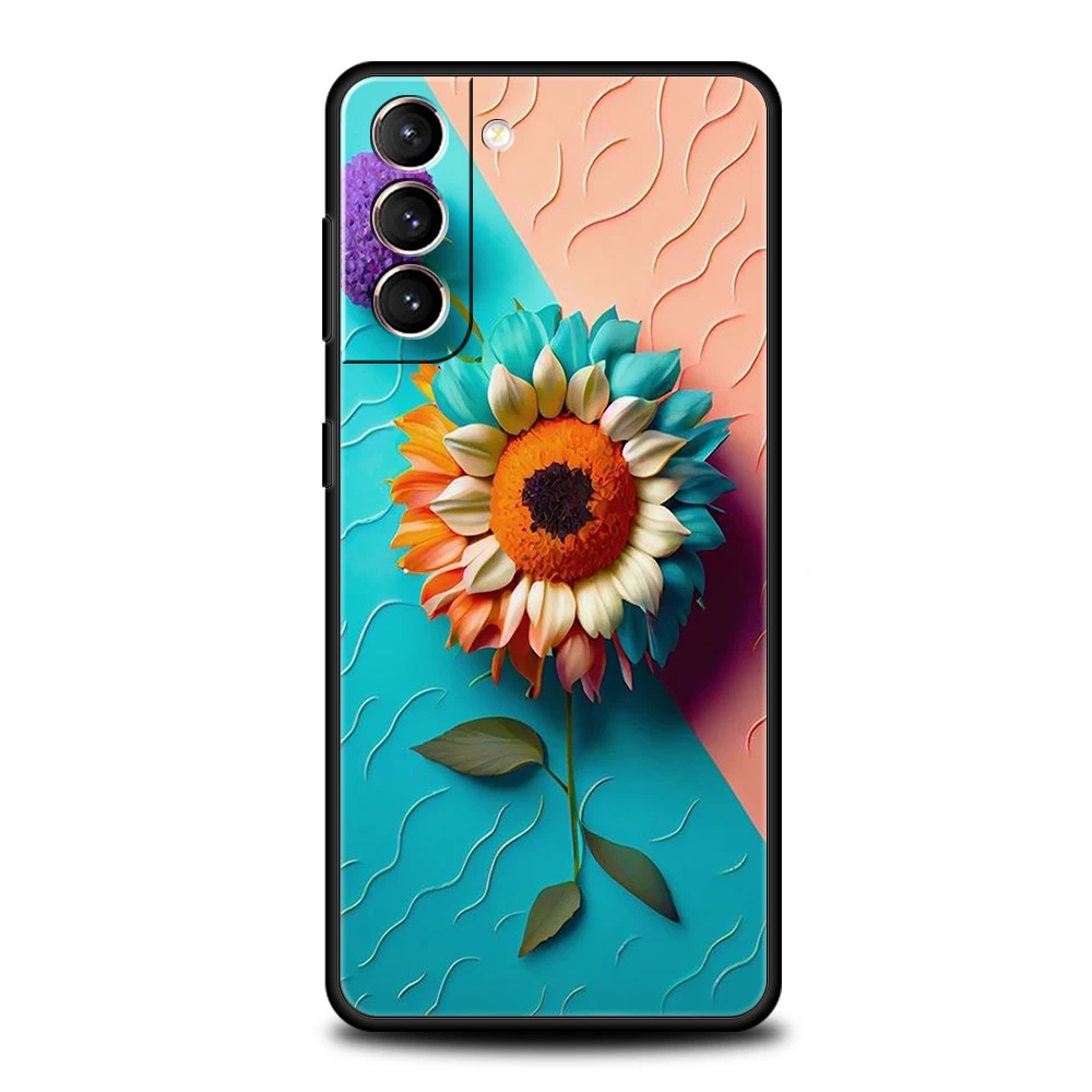 Sunflower Shockproof Silicone Phone Case