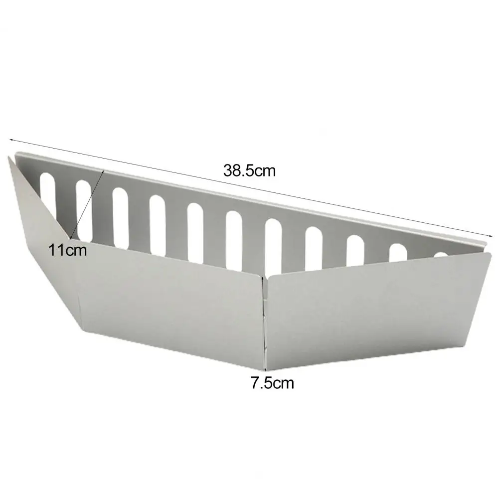 2 Pcs Stainless Steel Charcoal Basket Holder 6