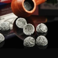 20Pcs 15/20mm Tobacco Smoking Pipe Metal Filter Screen Smoking Accessory Steel Mesh Rimmed Dome Hookah Pipes Screen 1