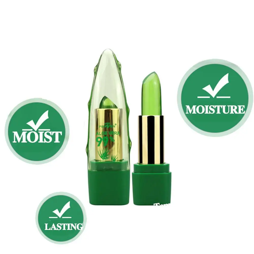 Aloe Vera Lippenstift Langanhaltender Feuchtigkeitsspendender Balsam_voghion.com