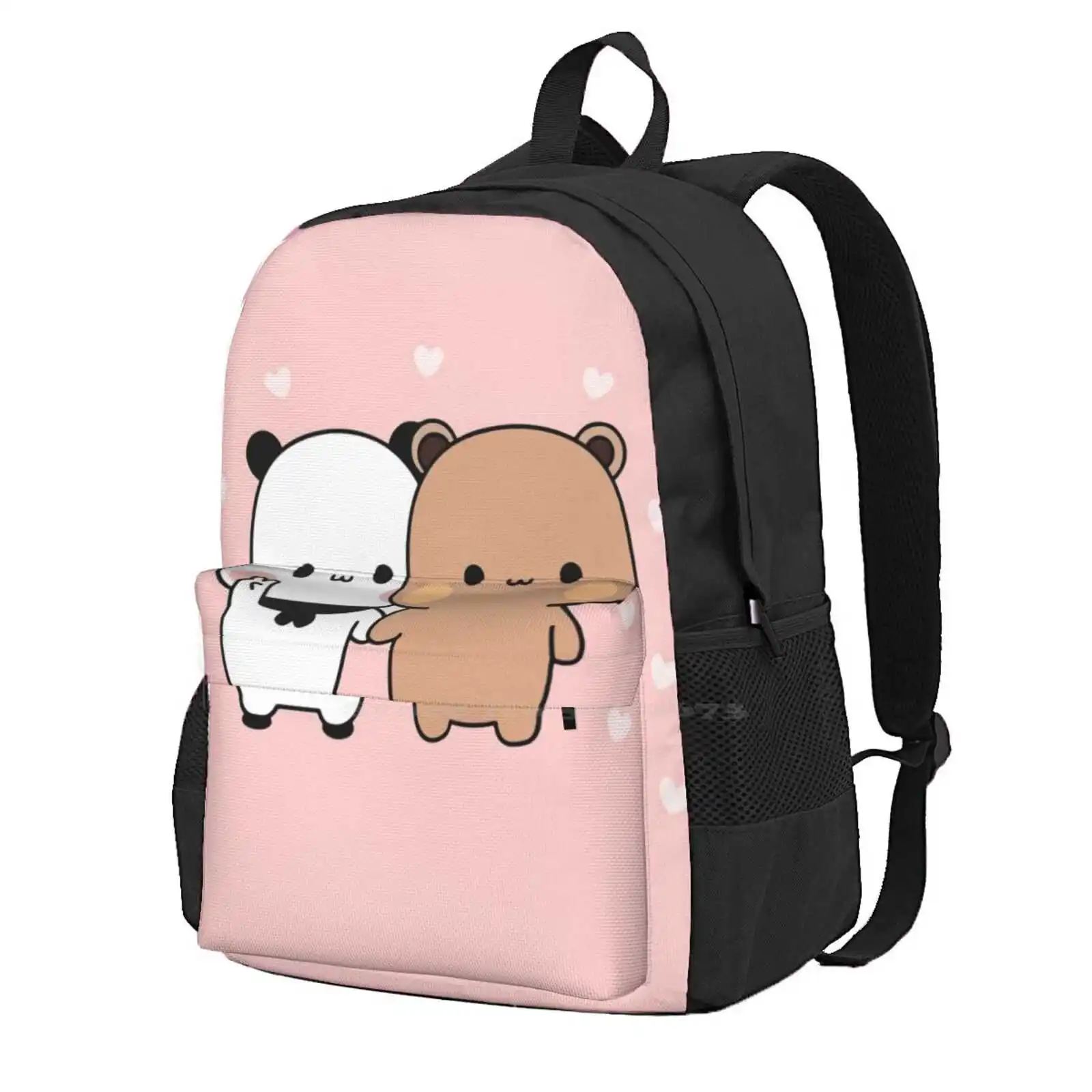 

Cute Panda Bear School Bag Big Capacity Backpack Laptop 15 Inch Kids Children Panda Bear Hug Bubu Dudu Bubu And Dudu Cuddle