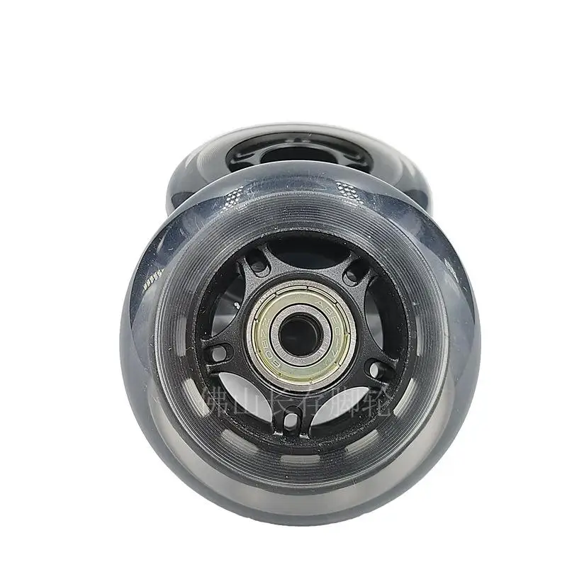 4 Pcs/lot Silent Caster 2.5 / 3 inch Single Wheel/diameter Size 65/75mm&skate/skateboard Wheel Baby Wheel Training Wheel