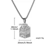 New JUICE and Wrld Necklace Popular Rapper Singer Series Pendant Necklace Fans Souvenir Jewelry Gift Stainless Steel Pendant 4