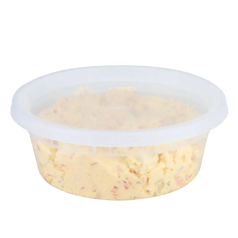 Freshware Plastic Containers with Lids, 8oz, 50-Pack, YH-S8X40 